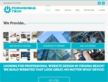 Tablet Screenshot of formidabletech.com
